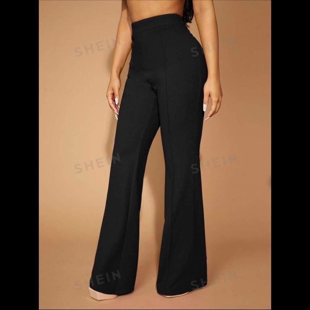 SHEIN SXY High Waist Flare Leg Pants
